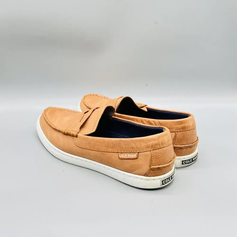 Cole Haan Shoes Men 8 Brown Leather Classic Penny Loafers Slip On Casual Comfort
